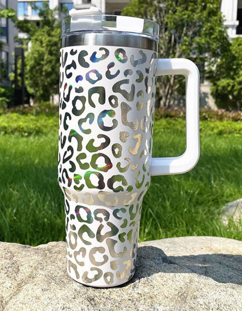 40 oz Holographic Leopard