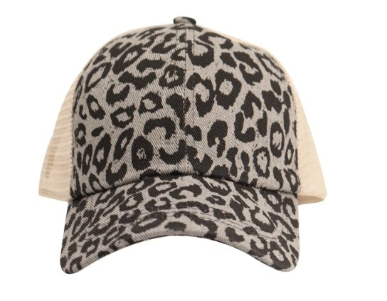 Ponytail Criss Cross Baseball Hat - PATTERN