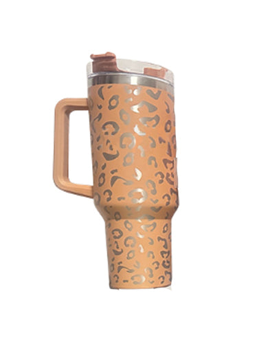 40oz Leopard Tumbler