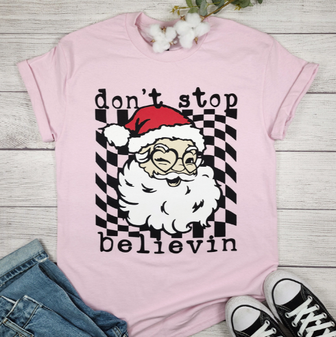 Graphic Tee - Don't Stop Believing MOQ 5