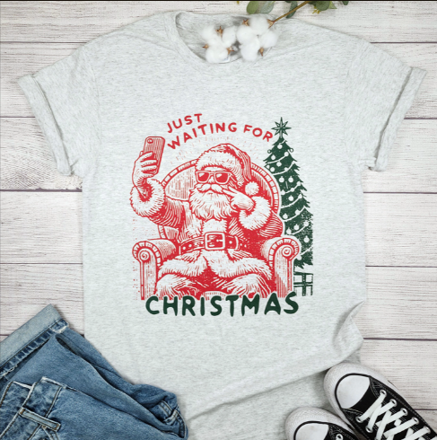 Graphic Tee - Waiting on Christmas MOQ 5