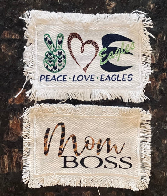 Sublimation Hat Patches - Pack of 10